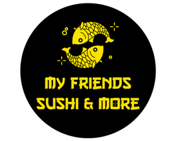 My Friends Sushi & More logo.